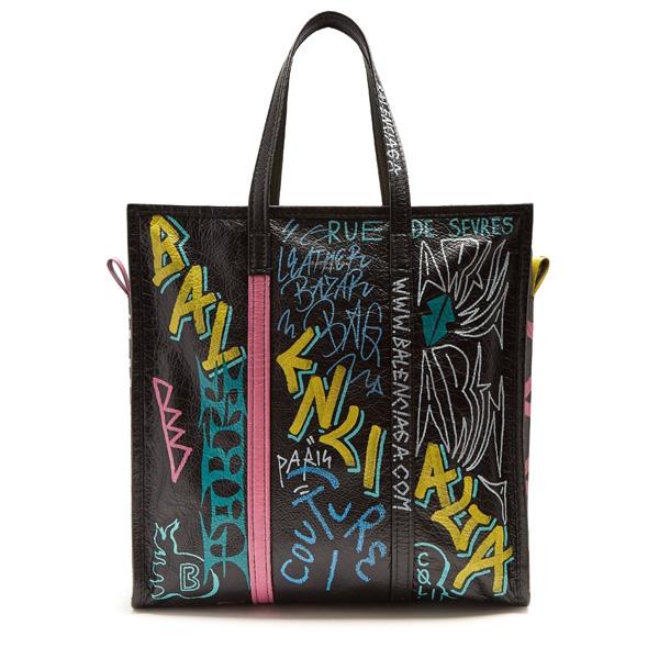 バレンシアガ トートバッグ コピー GRAFFITI BAZAR SHOPPER バッグ 8112318